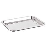 Asadera Rectangular Baja Acero Inoxidable - 32x22x5