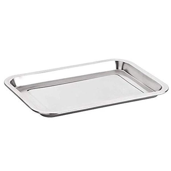 Asadera Rectangular Baja Acero Inoxidable