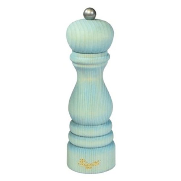 Molinillo Sal Shabby Rustic Ligth Blue Bisetti