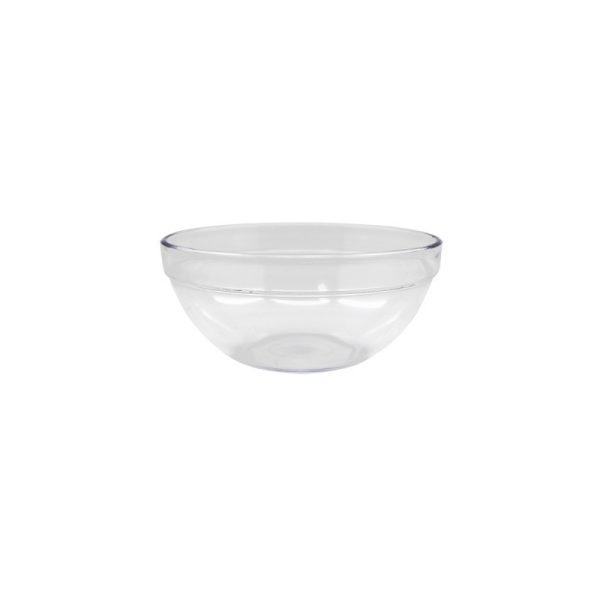 Compotera Apilable Plastico SAN Color Cristalino 10,5 Cm