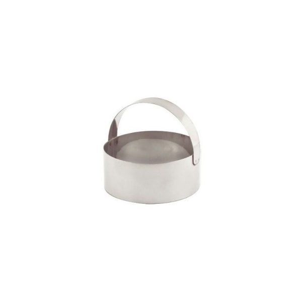 Corta Masa Panadero Circular Con Sujetador 7X3,5 cm Acero Inoxidable