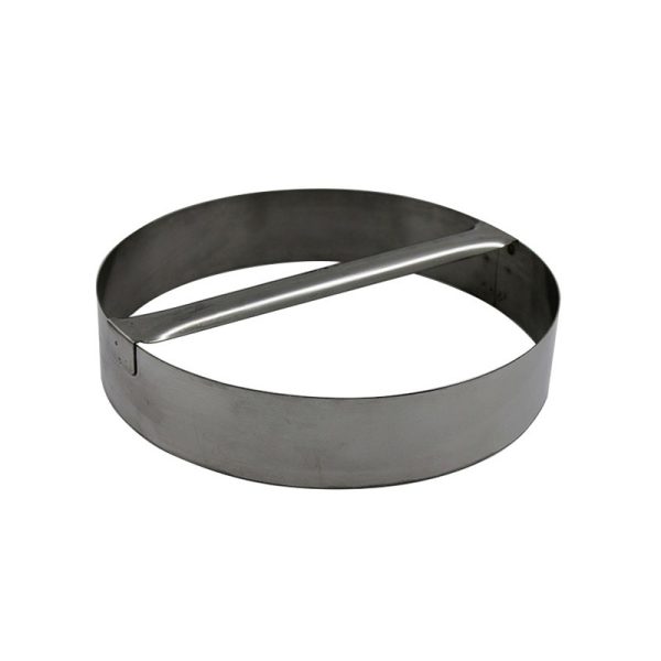 Corta Masa Panadero Circular Con Sujetador 20x5 cm Acero Inoxidable