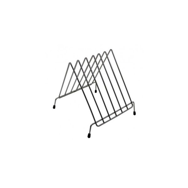 Rack Ordenador Tablas Corte Cromado 6 Divisiones Winco
