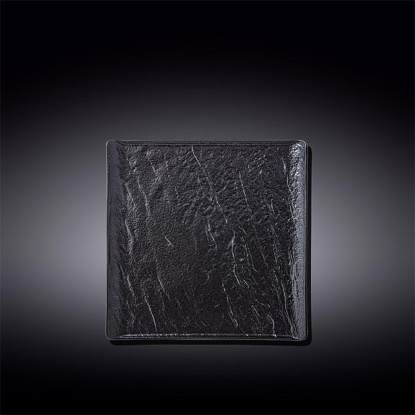 Plato Cuadrado 17 x 17 Cm SlateStone by Wilmax