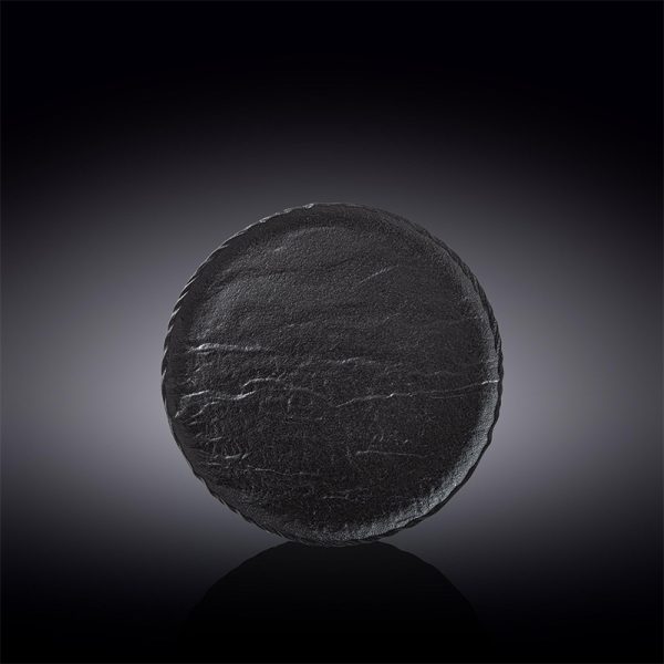 Plato Redondo Bajo 20,5 Cm SlateStone by Wilmax