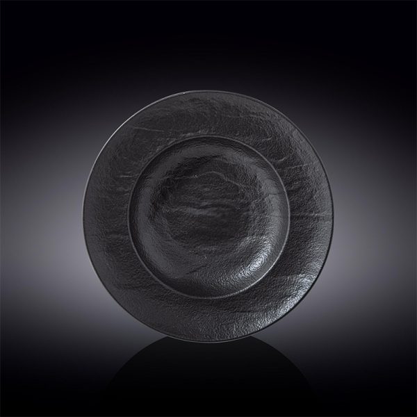 Plato Redondo Hondo 25,5 Cm SlateStone by Wilmax