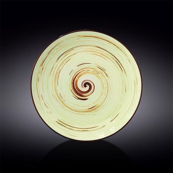 Plato Bajo 28 Cm Spiral Pistachio Wilmax Boom Color