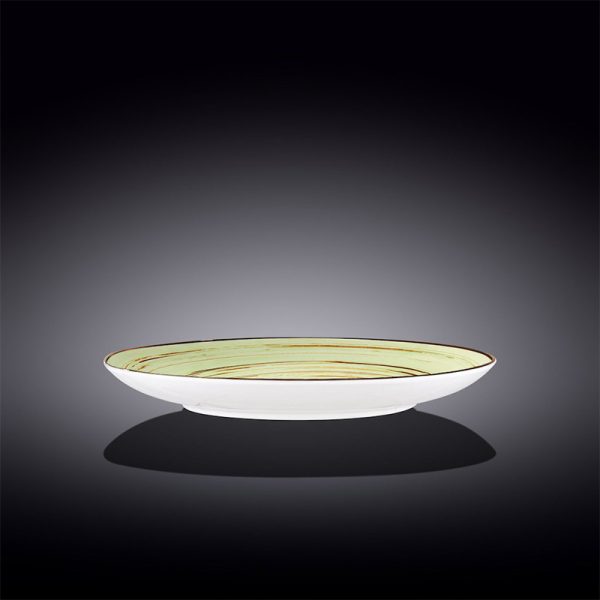 Plato Bajo 28 Cm Spiral Pistachio Wilmax Boom Color - Imagen 3