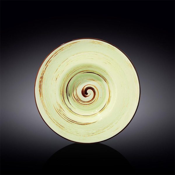 Fuente Redonda Profunda 25,5 Cm Spiral Pistachio Wilmax Boom Color