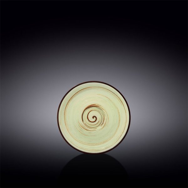 Taza Capuchino 110 Ml c/Platillo Spiral Pistachio Wilmax Boom Color - Imagen 3