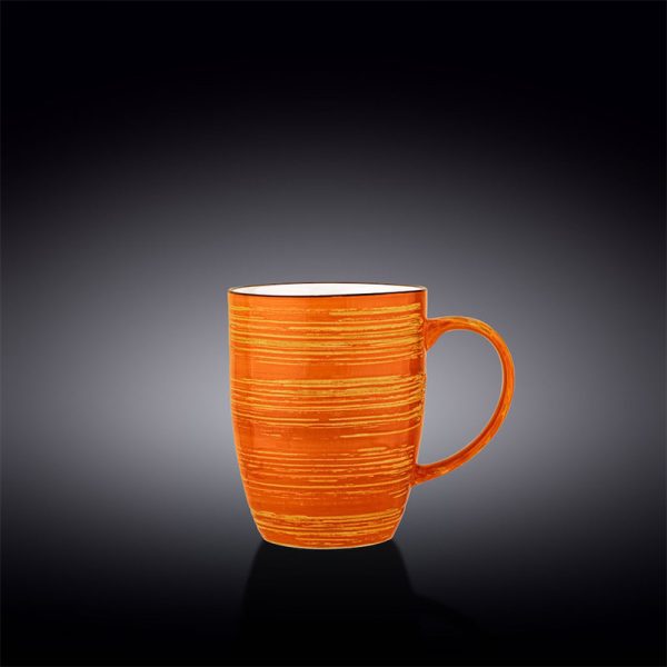 Tazón Mug 460 Ml Spiral Orange Wilmax Boom Color