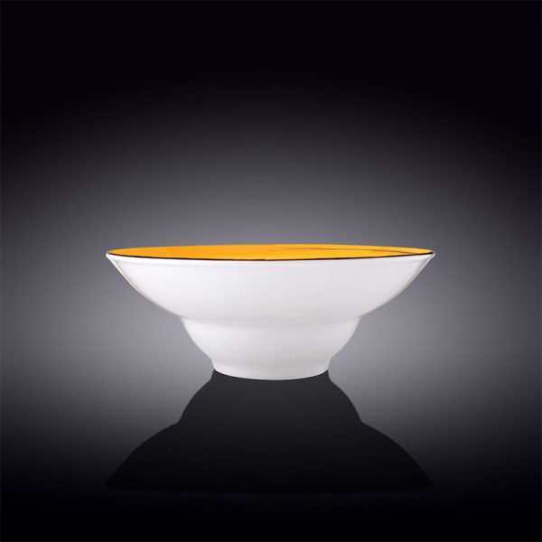 Fuente Redonda Profunda 25,5 Cm Spiral Yellow Wilmax Boom Color - Imagen 3