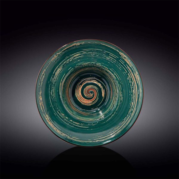 Fuente Redonda Profunda 25,5 Cm Spiral Green Wilmax Boom Color
