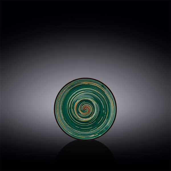 Taza Café c/Platillo 75 Ml Spiral Green Wilmax Boom Color - Imagen 3