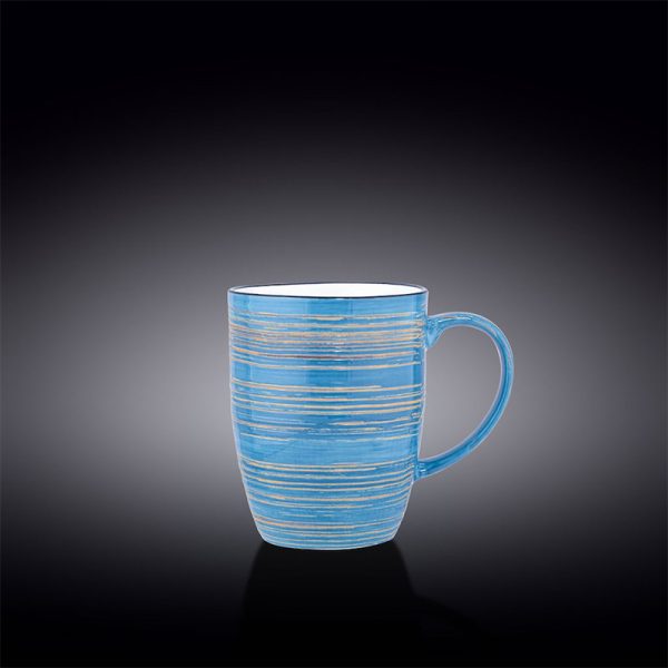 Tazón Mug 460 Ml Spiral Blue Wilmax Boom Color