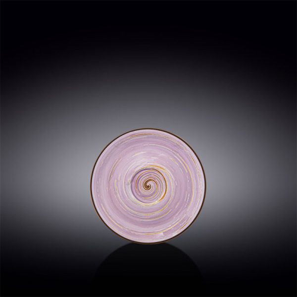 Taza Capuchino c/Platillo 110 Ml Spiral Lavander Wilmax Boom Color - Imagen 3