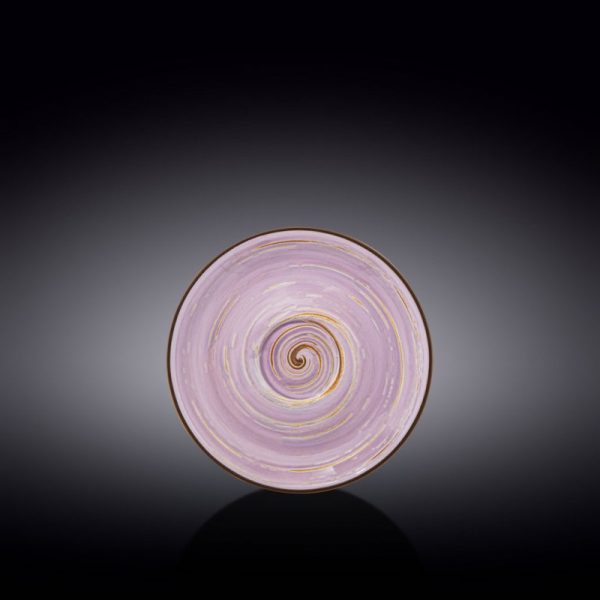 Taza Té c/Platillo 300 Ml Spiral Lavander Wilmax Boom Color - Imagen 2