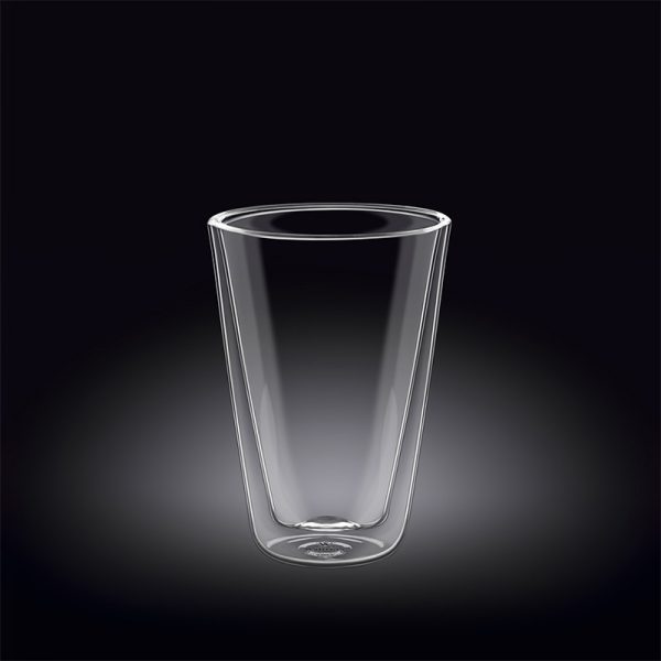 Vaso 250 Ml Cónico Thermo Glass Wilmax