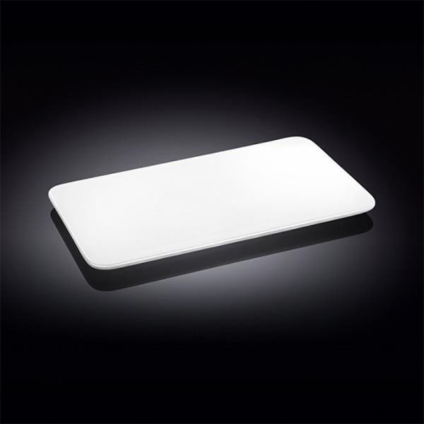 Plato Plano Rectangular Snack Wilmax 25,5X14,5 Cm