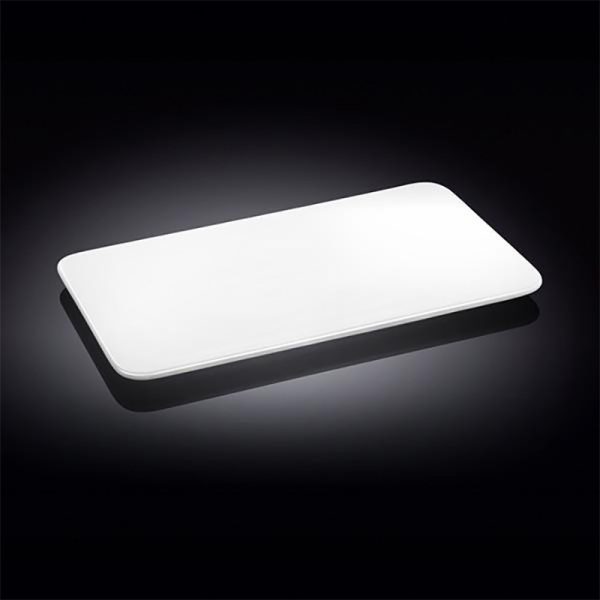 Plato Plano Rectangular Snack Wilmax 30X19 Cm