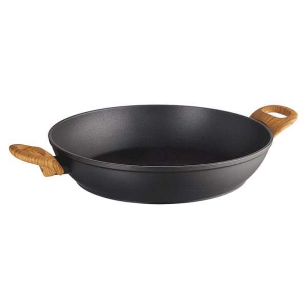 Paila 32 Cm Aluminio forjado Con Antiadherente Foret Inoxibar