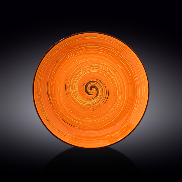 Plato Bajo 28 Cm Spiral Orange by Wilmax