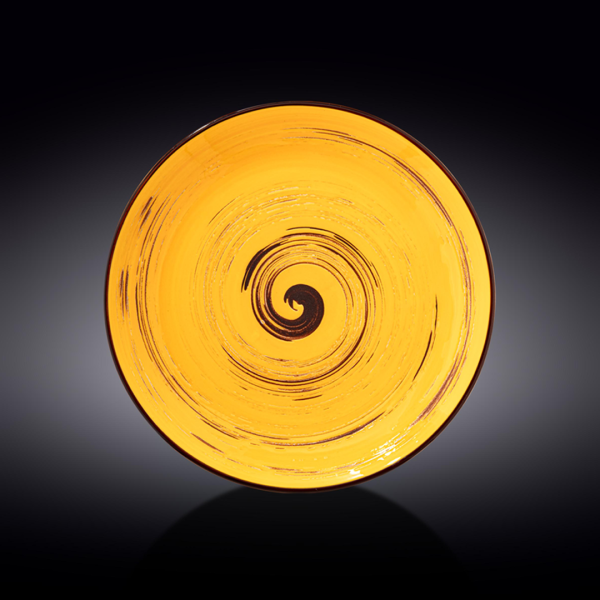 Plato Bajo 28 Cm Spiral Yellow by Wilmax
