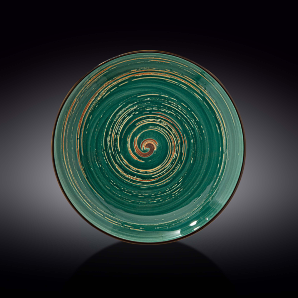 Plato Bajo 28 Cm Spiral Green Wilmax Boom Color