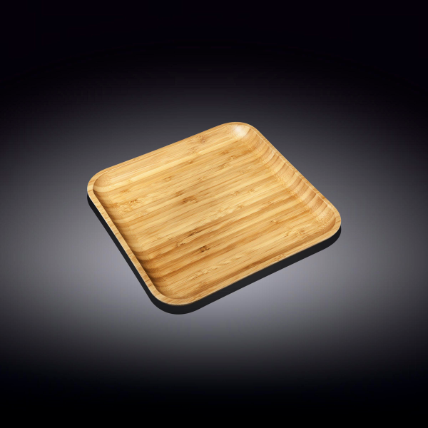 Plato Cuadrado 17,5 x 17,5 Cm Bamboo Wilmax