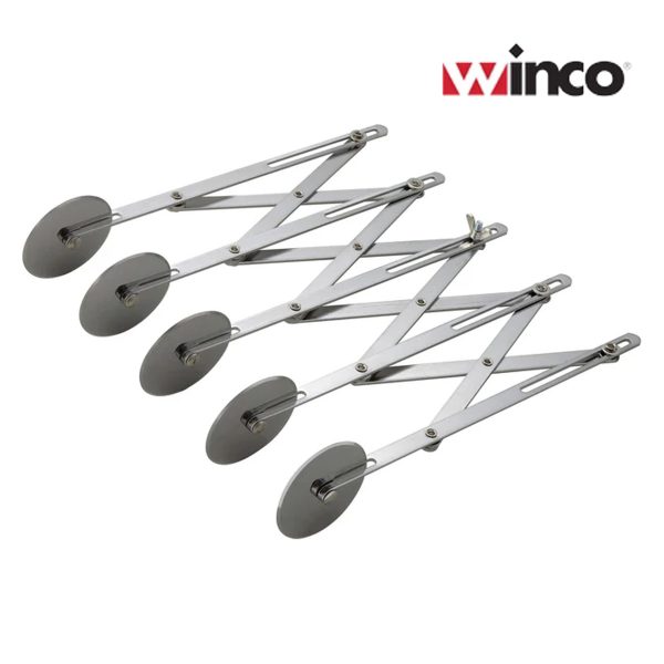 Ruleta Divisora De Masa Múltiple 5 Ruedas Acero Inoxidable Winco