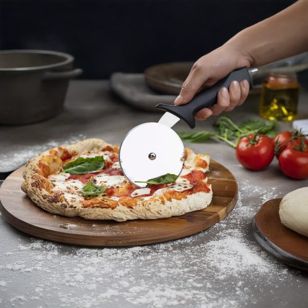 Ruleta Corta Pizza Rueda 10 cm Acero Inoxidable Tablecraft - Imagen 2