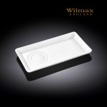 Platillo Rectangular Base Taza Wilmax - 20x11 cm