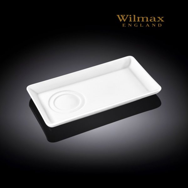 Platillo Rectangular Base Taza Wilmax