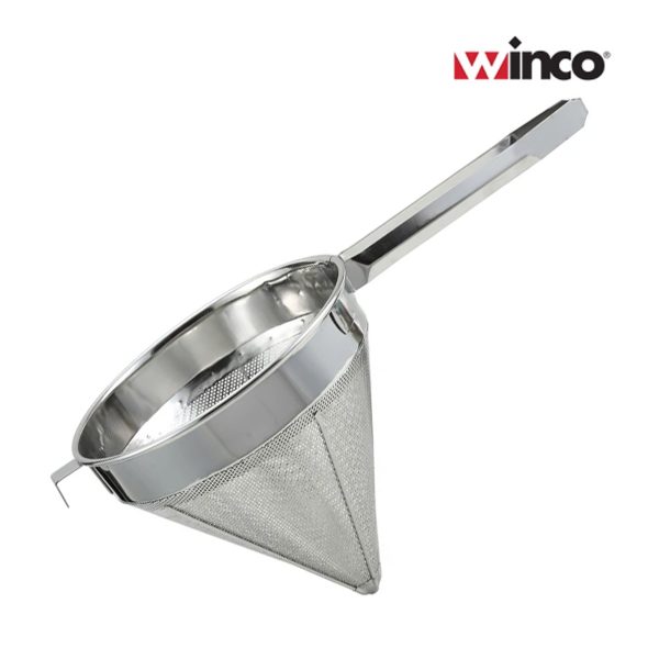Colador Chino 30 Cm Malla Fina Acero Inoxidable Winco