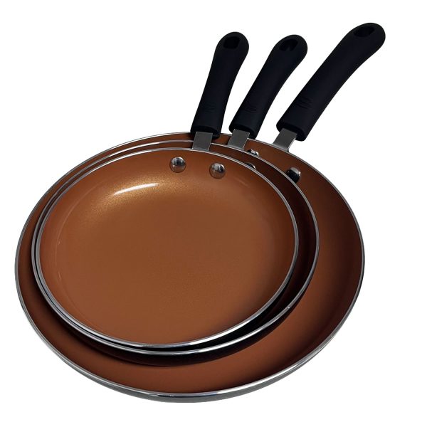 Sarten Antiadherente Ceramico Color Cobre
